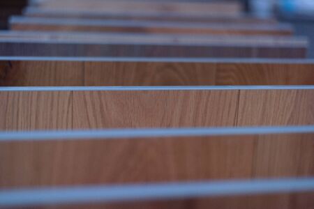 Wooden samples for floor laminate or furniture in home or commercial building for design. Wood...