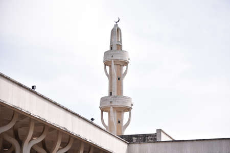Rome, Italy - June 2019, Islamic Cultural Center And Grand Mosque of Rome in Italy, exteriorのeditorial素材