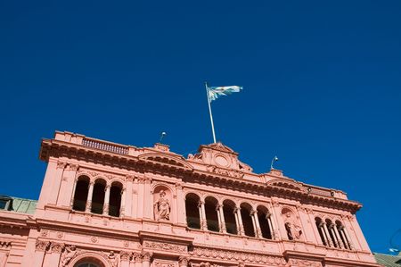 Government´s house in Buenos Aires, Argentina. Evita´s balcony.の写真素材