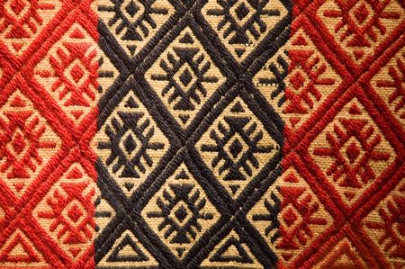 Old aboriginal tapestry from Argentina.の写真素材
