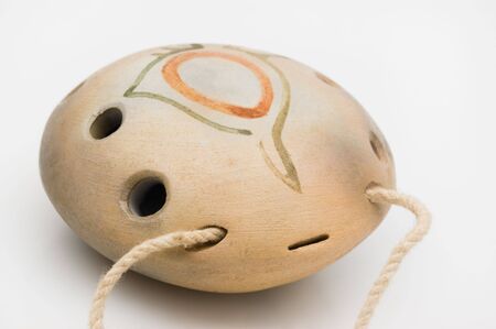 Okarina, andean musical instrument.の写真素材
