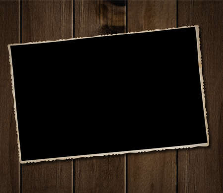 Valentine's day heart on wooden background. Clipping path included.の写真素材