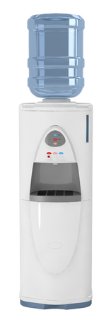 water dispenser on white background.の写真素材