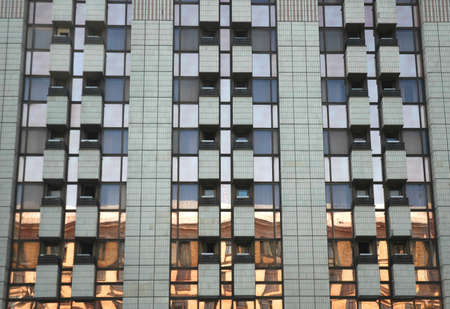 Windows of a modern office building