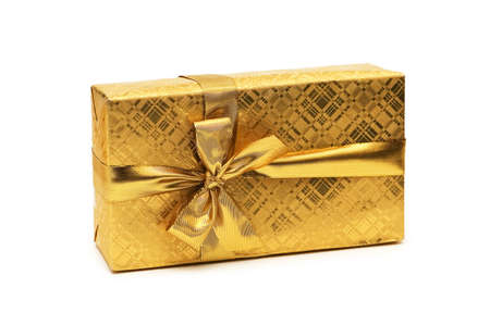 Gift box isolated on the white background