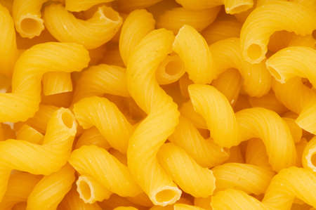 Close up of italian pasta - spiral shaped