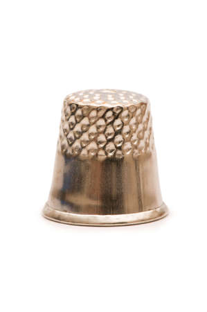 Sewing thimble isolated on the white background