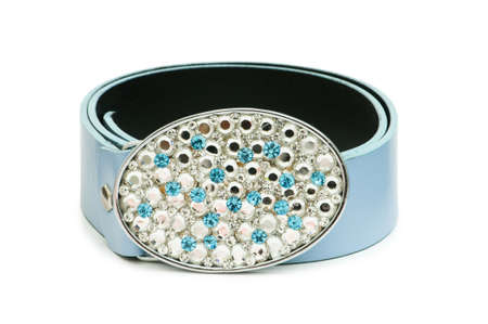 Woman belt isolated on the white backgroundの写真素材