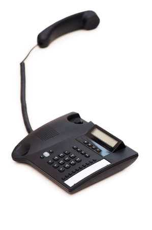 Office phone isolated on the white backgroundの写真素材