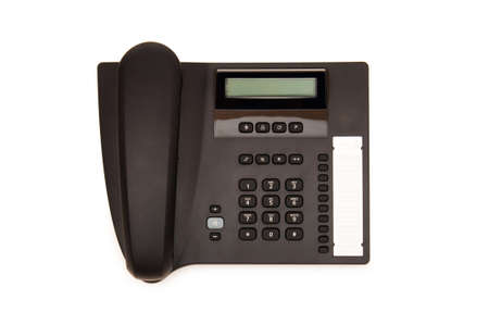 Office phone isolated on the white background