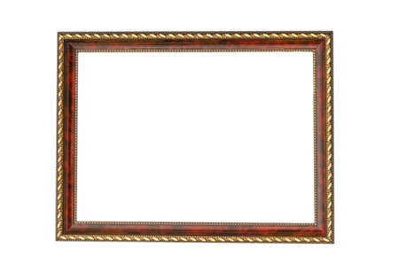 Picture frame isolated on the white background