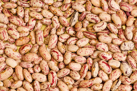 Bunch of beans arranged as a background