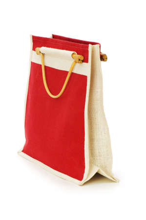 Woman bag isolated on the white backgroundの写真素材