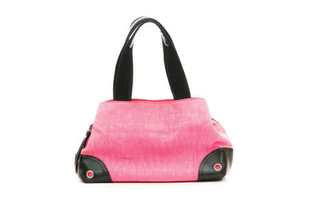 Woman bag isolated on the white backgroundの写真素材