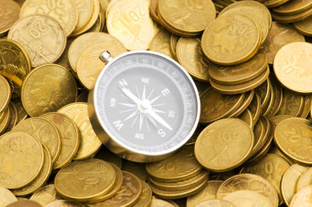 Financial concept - navigating in difficult times for marketsの写真素材