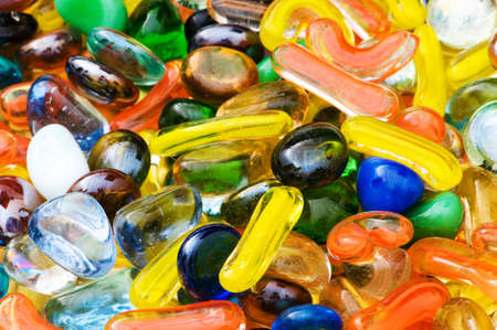 Close up of colourful background with many beadsの写真素材