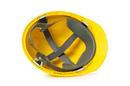 Hard hat isolated on the white backgroundの写真素材