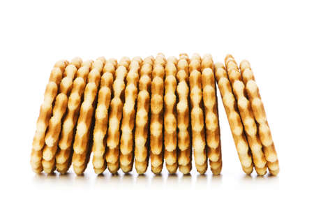 Tasty cookies isolated on the white