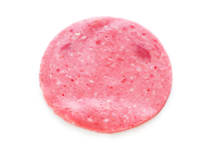 Arranged cuts of beef sausageの写真素材