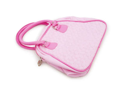 Woman bag isolated on the white backgroundの写真素材