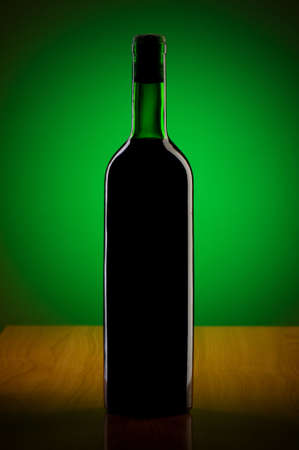 Wine against colour gradient backgroundの写真素材