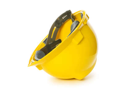 Hard hat isolated on the white backgroundの写真素材