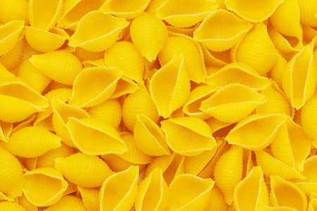Close up of italian pasta - spiral shapedの写真素材