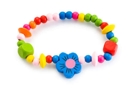Bracelet isolated on the white backgroundの写真素材