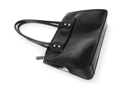 Woman bag isolated on the white backgroundの写真素材