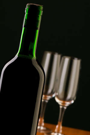 Wine concept with gradient backgroundの写真素材
