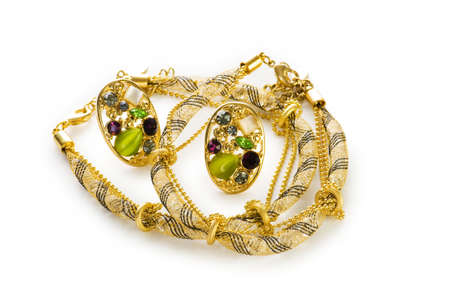 Bracelet isolated on the white backgroundの写真素材