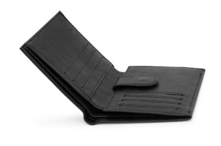 Wallet isolated on the white backgroundの写真素材