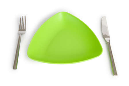 Set of utensils arranged on the tableの写真素材