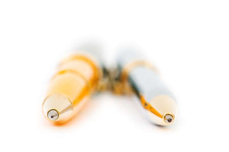 Writing pen isolated on the white background の写真素材