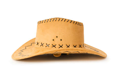 Cowboy hat isolated on the white backgroundの写真素材