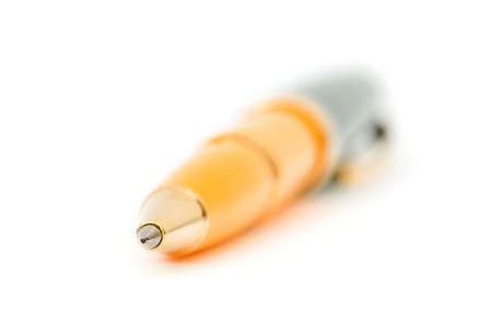Writing pen isolated on the white background の写真素材