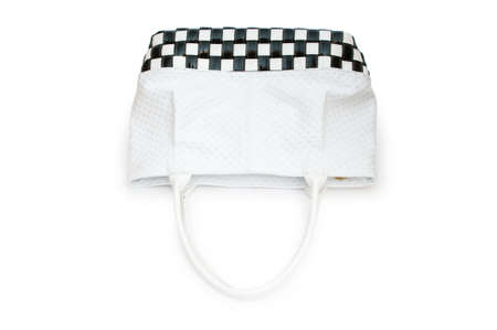 Woman bag isolated on the white backgroundの写真素材
