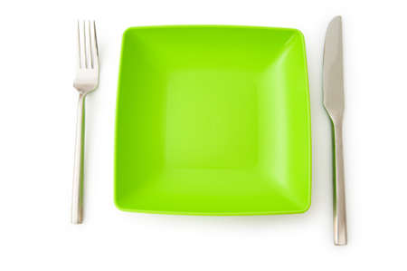 Set of utensils arranged on the tableの写真素材