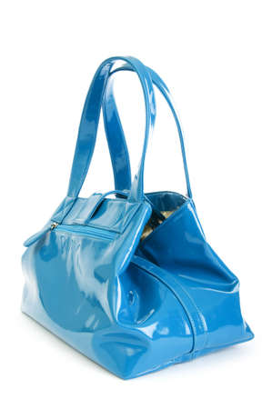 Woman bag isolated on the white backgroundの写真素材