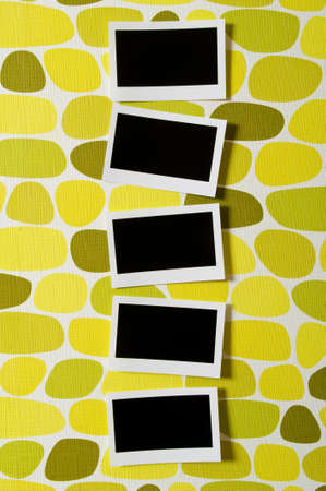 Designer concept - blank photo frames for your photosの写真素材