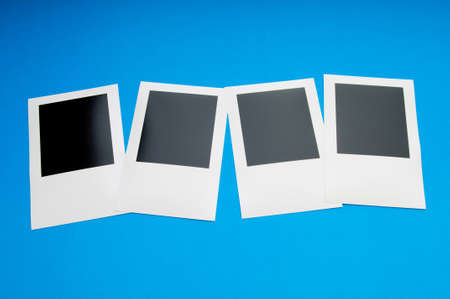 Designer concept - blank photo frames for your photosの写真素材