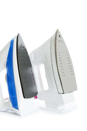 New iron isolated on the white backgroundの写真素材