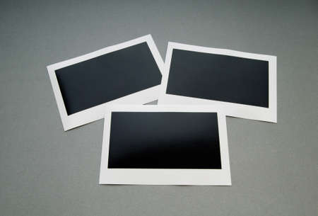 Designer concept - blank photo frames for your photosの写真素材