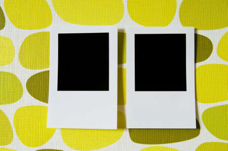 Designer concept - blank photo frames for your photosの写真素材