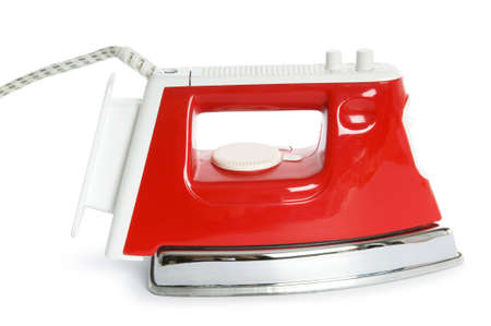 New iron isolated on the white backgroundの写真素材