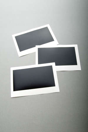 Designer concept - blank photo frames for your photosの写真素材
