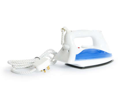 New iron isolated on the white backgroundの写真素材