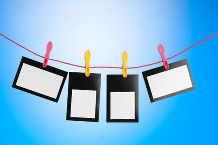 Designer concept - blank photo frames for your photos