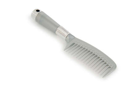 Grey comb isolated on the white background