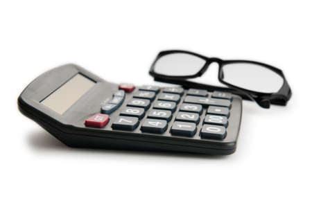 Business concept with accounting calculator の写真素材